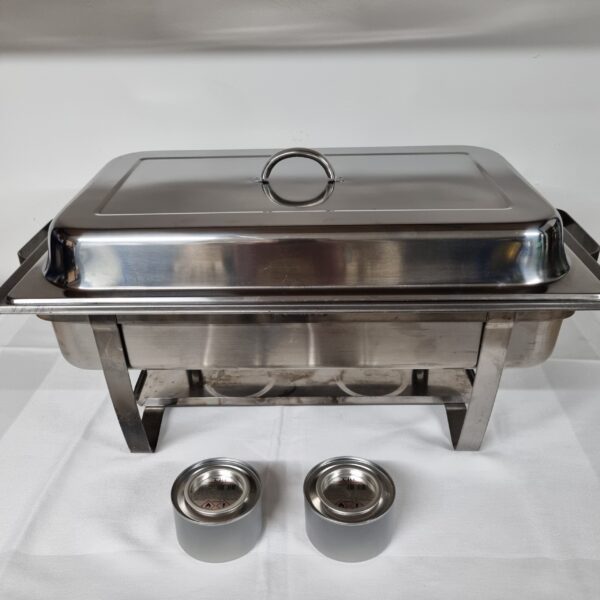 Chafing dish mit Einsatz <br> inkl 2 Brennpasten